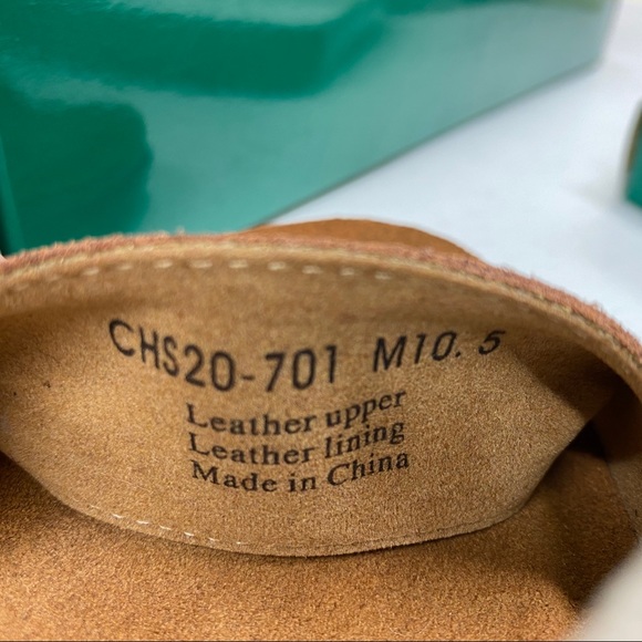 David Tate Sandals NIB Tan Brown & Cream Suede size 10.5M 10.5 10 1/2 NWT - Picture 10 of 11